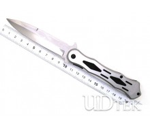 Stainless steel handle folding knife UD17056